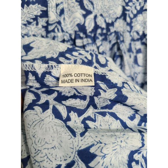 House of Sundar Maya Midi Dress Blue Iris Size XL - Picture 9 of 9